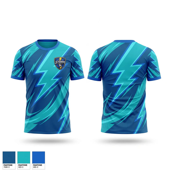 Short Sleeve Performance Shirt, Storm F.C., Men's Soccer, Teamtime, Team time, sublimation, custom sports apparel, team uniforms, spirit wear, spiritwear, sports uniforms, custom shirts, team store, custom team store, fundraiser sports, apparel fundraiser