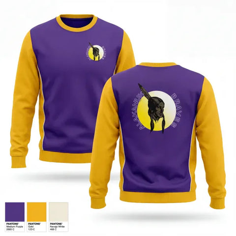 Crew Neck Sweatshirt, Alakanuk Braves, Wrestling, Teamtime, Team time, sublimation, custom sports apparel, team uniforms, spirit wear, spiritwear, sports uniforms, custom shirts, team store, custom team store, fundraiser sports, apparel fundraiser