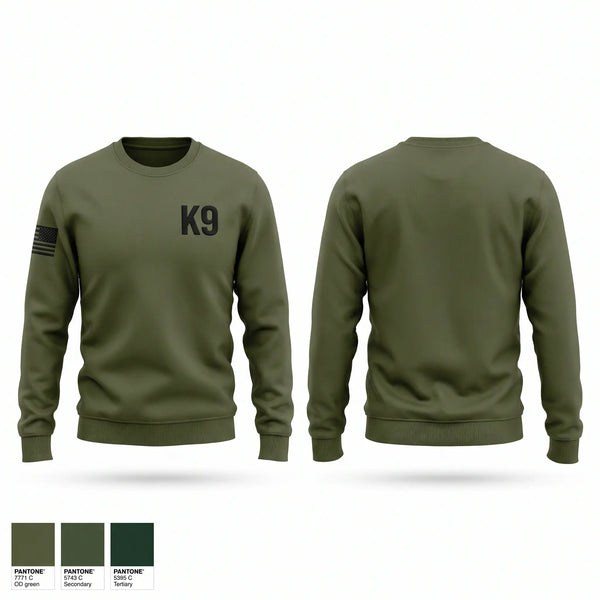 Crew Neck Sweatshirt, K-9, Police, Teamtime, Team time, sublimation, custom sports apparel, team uniforms, spirit wear, spiritwear, sports uniforms, custom shirts, team store, custom team store, fundraiser sports, apparel fundraiser