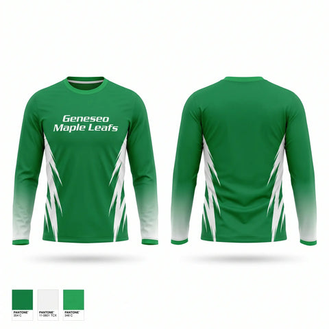 Long Sleeve Performance Shirt, Geneseo Maple Leafs, Women's Basketball, Teamtime, Team time, sublimation, custom sports apparel, team uniforms, spirit wear, spiritwear, sports uniforms, custom shirts, team store, custom team store, fundraiser sports, apparel fundraiser