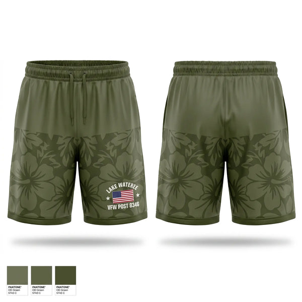 Athletic Shorts With Pockets, VFW Post 8346, , Teamtime, Team time, sublimation, custom sports apparel, team uniforms, spirit wear, spiritwear, sports uniforms, custom shirts, team store, custom team store, fundraiser sports, apparel fundraiser