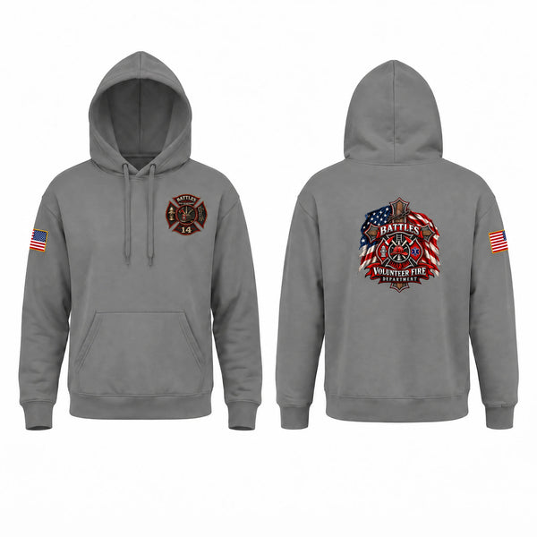 Hoodie, Battles Fire Department, Fire Department, Teamtime, Team time, sublimation, custom sports apparel, team uniforms, spirit wear, spiritwear, sports uniforms, custom shirts, team store, custom team store, fundraiser sports, apparel fundraiser