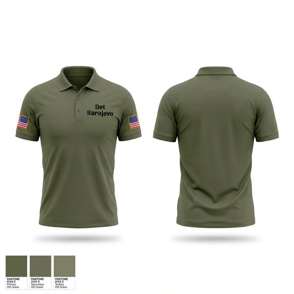 Short Sleeve Performance Polo, Det Sarajevo, Marines, Teamtime, Team time, sublimation, custom sports apparel, team uniforms, spirit wear, spiritwear, sports uniforms, custom shirts, team store, custom team store, fundraiser sports, apparel fundraiser
