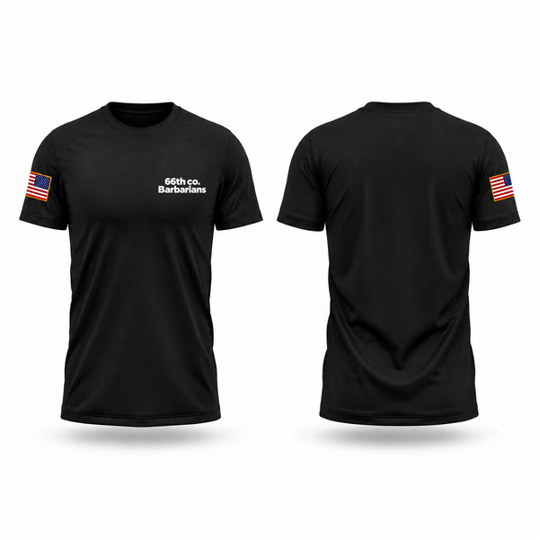 Short Sleeve Performance Shirt, 66th co. Barbarians, Army, Teamtime, Team time, sublimation, custom sports apparel, team uniforms, spirit wear, spiritwear, sports uniforms, custom shirts, team store, custom team store, fundraiser sports, apparel fundraiser
