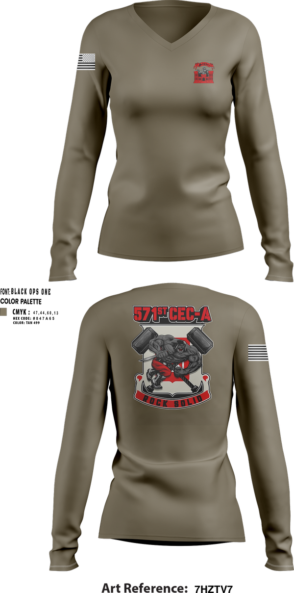 Womens Long Sleeve Vneck Shirt, , Army, Teamtime, Team time, sublimation, custom sports apparel, team uniforms, spirit wear, spiritwear, sports uniforms, custom shirts, team store, custom team store, fundraiser sports, apparel fundraiser
