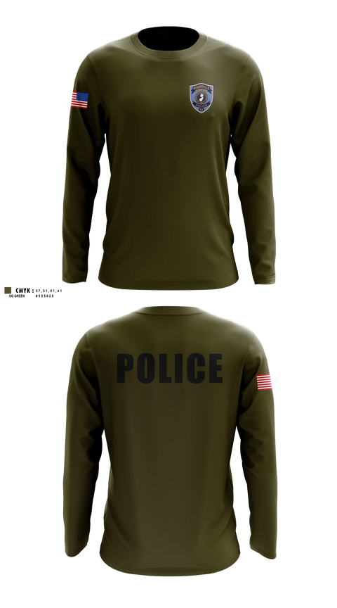 Long Sleeve Performance Shirt, Robbinsville Police, Police, Teamtime, Team time, sublimation, custom sports apparel, team uniforms, spirit wear, spiritwear, sports uniforms, custom shirts, team store, custom team store, fundraiser sports, apparel fundraiser