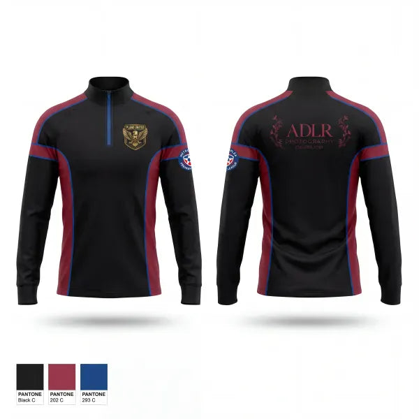 Quarter Zip Jacket, Plano United Fc, Men's Soccer, Teamtime, Team time, sublimation, custom sports apparel, team uniforms, spirit wear, spiritwear, sports uniforms, custom shirts, team store, custom team store, fundraiser sports, apparel fundraiser