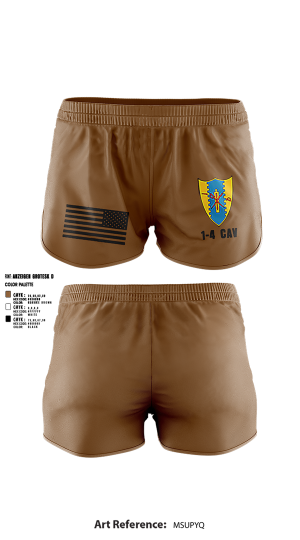 Ranger Panties, 1-4 Cav, , Teamtime, Team time, sublimation, custom sports apparel, team uniforms, spirit wear, spiritwear, sports uniforms, custom shirts, team store, custom team store, fundraiser sports, apparel fundraiser