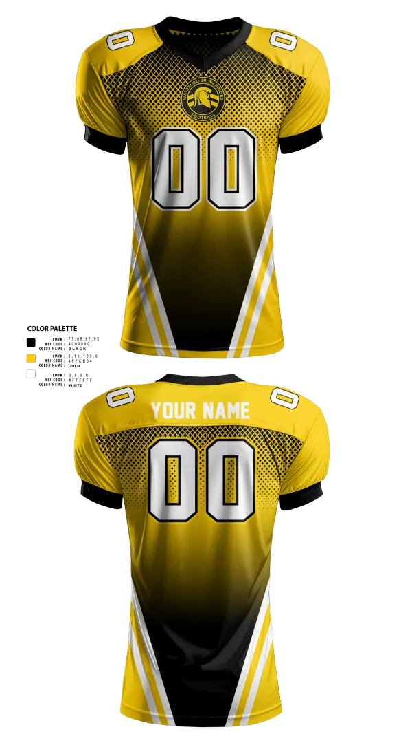 Football Jersey, Waterloo Region Minor Football, , Teamtime, Team time, sublimation, custom sports apparel, team uniforms, spirit wear, spiritwear, sports uniforms, custom shirts, team store, custom team store, fundraiser sports, apparel fundraiser