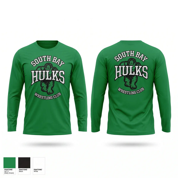Long Sleeve Performance Shirt, South bay Hulks, Wrestling, Teamtime, Team time, sublimation, custom sports apparel, team uniforms, spirit wear, spiritwear, sports uniforms, custom shirts, team store, custom team store, fundraiser sports, apparel fundraiser