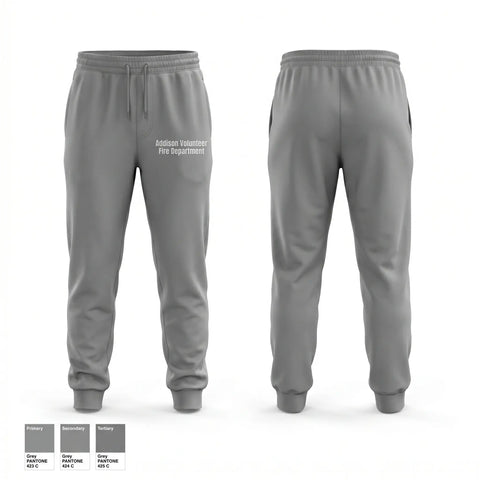 Sweatpants, Addison Volunteer Fire Department, Fire Department, Teamtime, Team time, sublimation, custom sports apparel, team uniforms, spirit wear, spiritwear, sports uniforms, custom shirts, team store, custom team store, fundraiser sports, apparel fundraiser