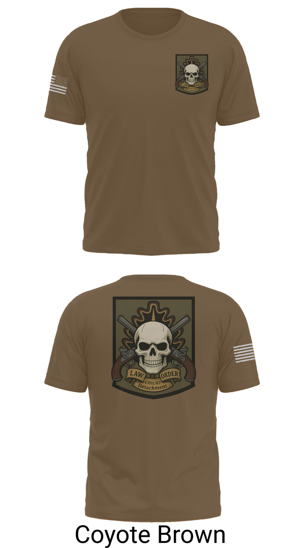 Old School Cotton Feel Shirt, 430th MP Detachment, , Teamtime, Team time, sublimation, custom sports apparel, team uniforms, spirit wear, spiritwear, sports uniforms, custom shirts, team store, custom team store, fundraiser sports, apparel fundraiser