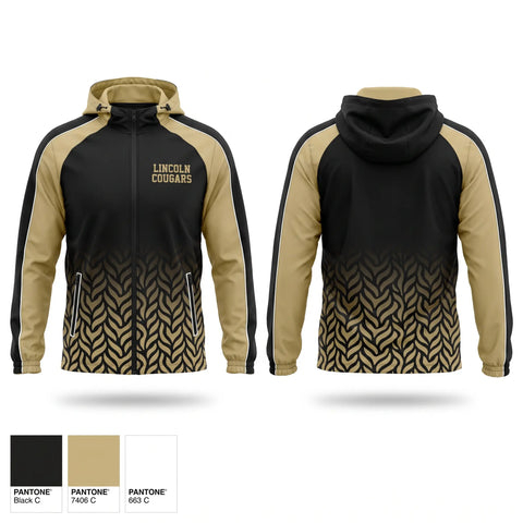 Windbreaker, LINCOLN COUGARS, , Teamtime, Team time, sublimation, custom sports apparel, team uniforms, spirit wear, spiritwear, sports uniforms, custom shirts, team store, custom team store, fundraiser sports, apparel fundraiser