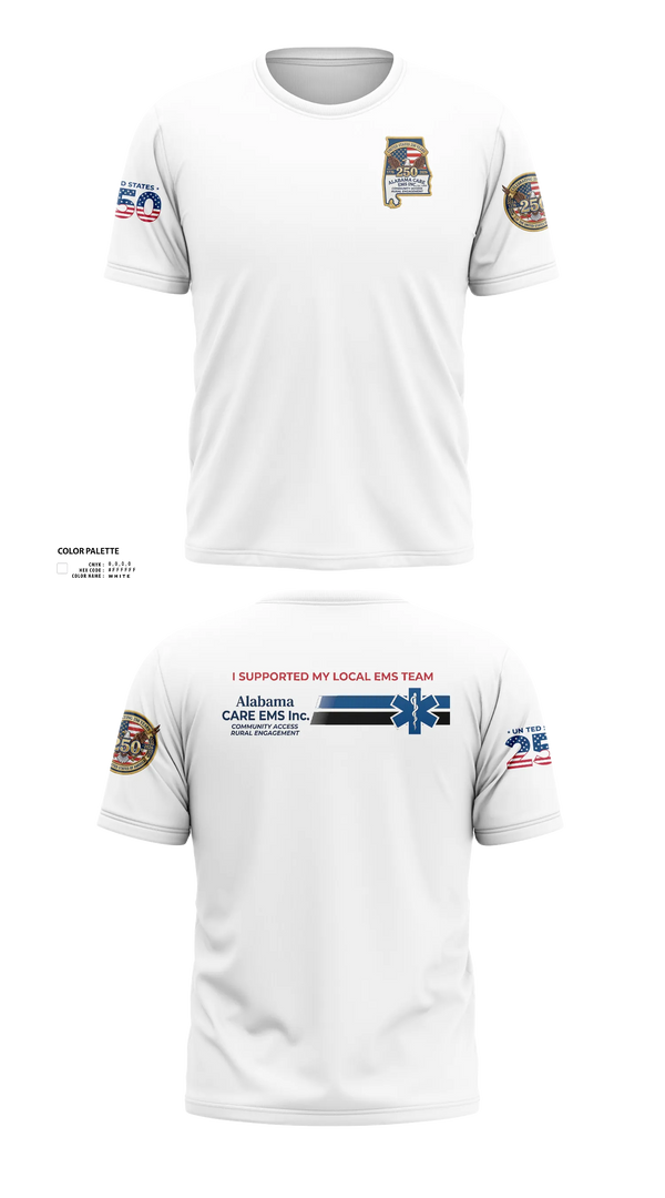 Short Sleeve Performance Shirt, Alabama CARE EMS Inc., EMS/EMT, Teamtime, Team time, sublimation, custom sports apparel, team uniforms, spirit wear, spiritwear, sports uniforms, custom shirts, team store, custom team store, fundraiser sports, apparel fundraiser