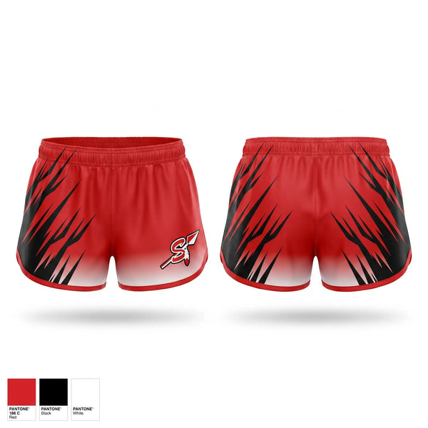 Womens Shorts, Severn Baseball, Baseball, Teamtime, Team time, sublimation, custom sports apparel, team uniforms, spirit wear, spiritwear, sports uniforms, custom shirts, team store, custom team store, fundraiser sports, apparel fundraiser