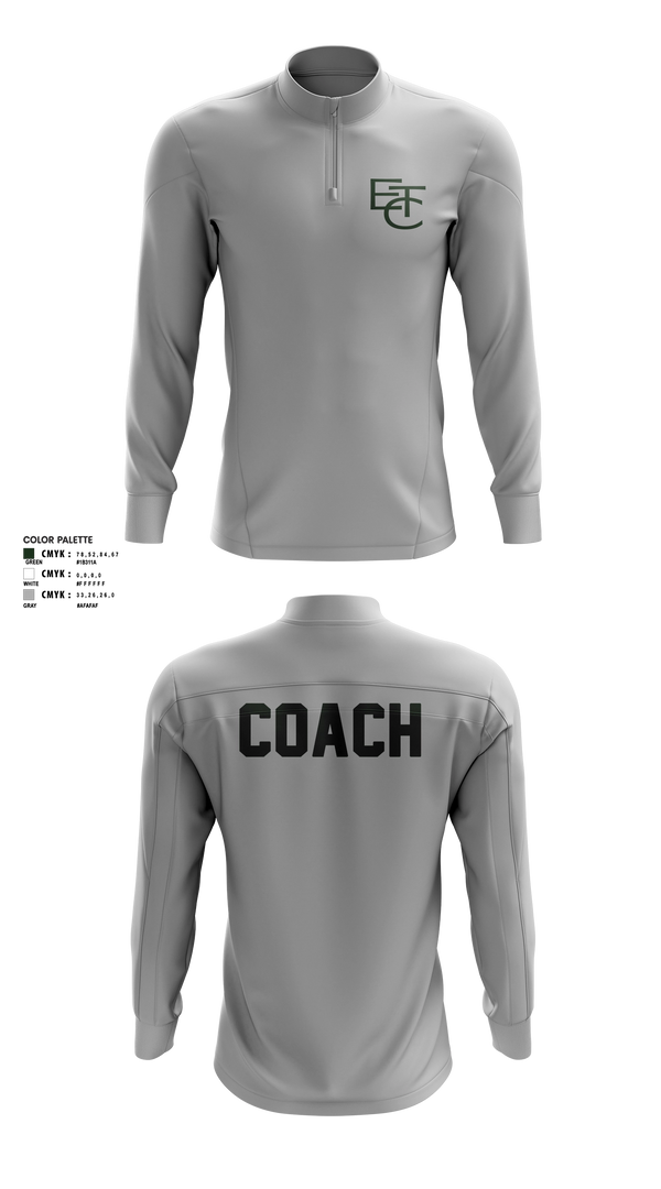 Quarter Zip Jacket, Endeavour Training Club, , Teamtime, Team time, sublimation, custom sports apparel, team uniforms, spirit wear, spiritwear, sports uniforms, custom shirts, team store, custom team store, fundraiser sports, apparel fundraiser