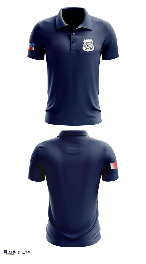 Short Sleeve Performance Polo, Trenton Police Department, Police, Teamtime, Team time, sublimation, custom sports apparel, team uniforms, spirit wear, spiritwear, sports uniforms, custom shirts, team store, custom team store, fundraiser sports, apparel fundraiser