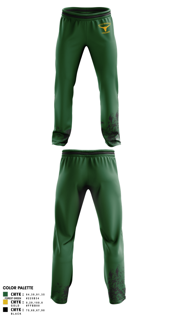 Sweatpants, Battle Mountain Longhorns, Wrestling, Teamtime, Team time, sublimation, custom sports apparel, team uniforms, spirit wear, spiritwear, sports uniforms, custom shirts, team store, custom team store, fundraiser sports, apparel fundraiser
