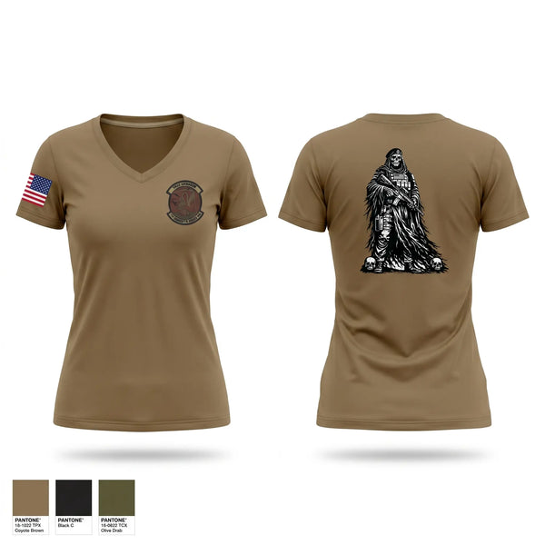 Womens Short Sleeve Vneck Shirt, 7th Security Forces Squadron, Air Force, Teamtime, Team time, sublimation, custom sports apparel, team uniforms, spirit wear, spiritwear, sports uniforms, custom shirts, team store, custom team store, fundraiser sports, apparel fundraiser