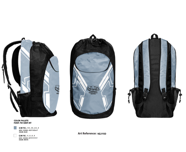 Gear Bag, Wakefield Bombers Volleyball, Women's Volleyball, Teamtime, Team time, sublimation, custom sports apparel, team uniforms, spirit wear, spiritwear, sports uniforms, custom shirts, team store, custom team store, fundraiser sports, apparel fundraiser