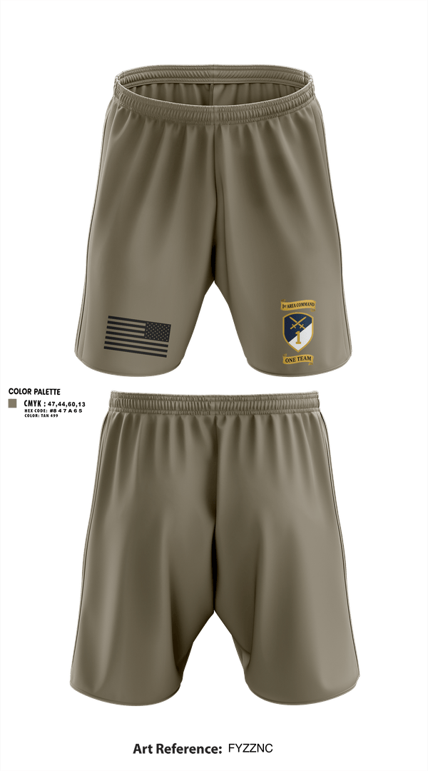 Athletic Shorts With Pockets, 1st Area Command, National Guard, Teamtime, Team time, sublimation, custom sports apparel, team uniforms, spirit wear, spiritwear, sports uniforms, custom shirts, team store, custom team store, fundraiser sports, apparel fundraiser