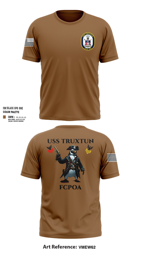 Short Sleeve Performance Shirt, USS TRUXTUN DDG 103, Navy, Teamtime, Team time, sublimation, custom sports apparel, team uniforms, spirit wear, spiritwear, sports uniforms, custom shirts, team store, custom team store, fundraiser sports, apparel fundraiser