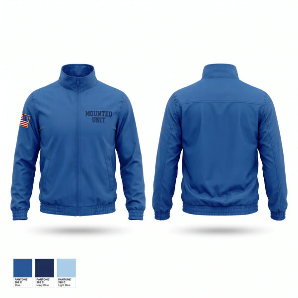 Windbreaker, Mounted Unit, Police, Teamtime, Team time, sublimation, custom sports apparel, team uniforms, spirit wear, spiritwear, sports uniforms, custom shirts, team store, custom team store, fundraiser sports, apparel fundraiser