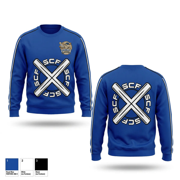 Crew Neck Sweatshirt, SANDLOT SLUGGERS, Baseball, Teamtime, Team time, sublimation, custom sports apparel, team uniforms, spirit wear, spiritwear, sports uniforms, custom shirts, team store, custom team store, fundraiser sports, apparel fundraiser