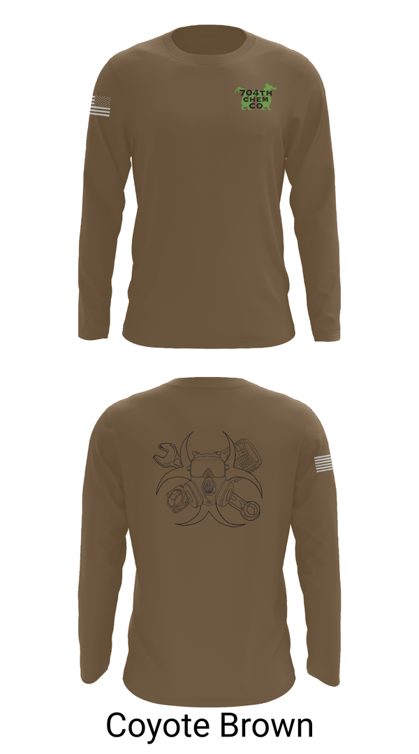 Long Sleeve Performance Shirt, 704th Chem Co, , Teamtime, Team time, sublimation, custom sports apparel, team uniforms, spirit wear, spiritwear, sports uniforms, custom shirts, team store, custom team store, fundraiser sports, apparel fundraiser