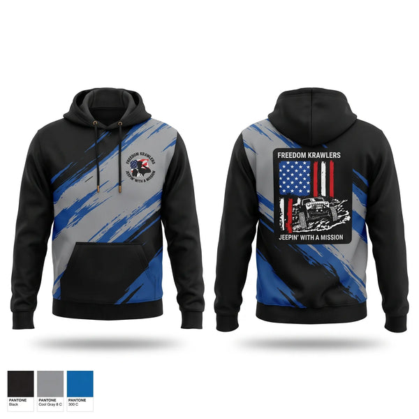 Hoodie, Freedom Krawlers, , Teamtime, Team time, sublimation, custom sports apparel, team uniforms, spirit wear, spiritwear, sports uniforms, custom shirts, team store, custom team store, fundraiser sports, apparel fundraiser