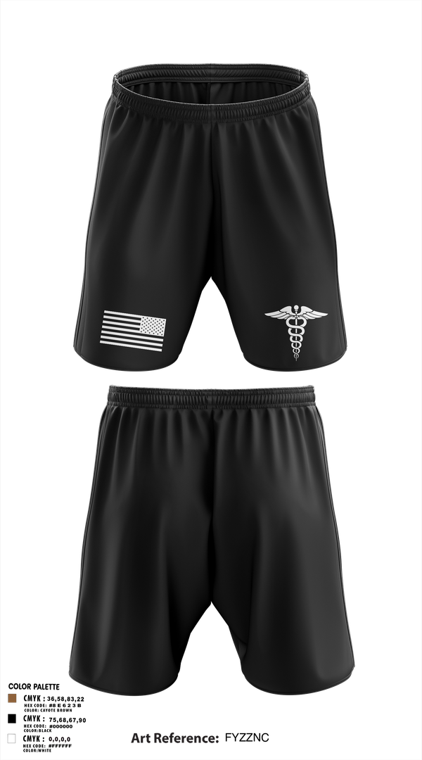 Athletic Shorts With Pockets, 194th AR BDE HRT Medics, Army, Teamtime, Team time, sublimation, custom sports apparel, team uniforms, spirit wear, spiritwear, sports uniforms, custom shirts, team store, custom team store, fundraiser sports, apparel fundraiser