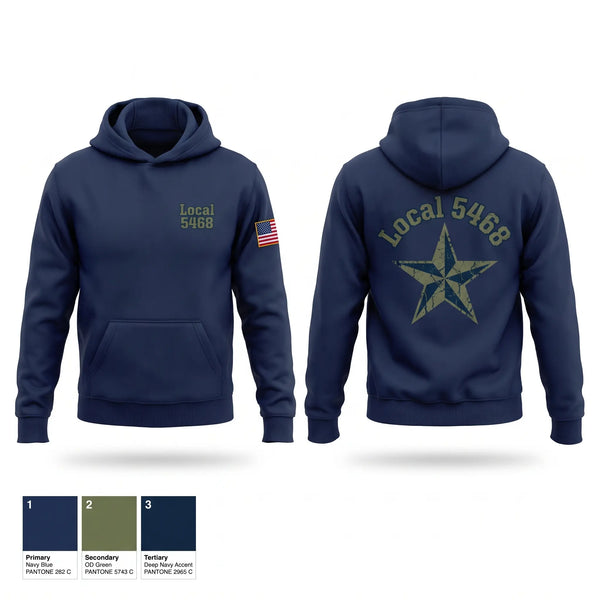 Hoodie, Local 5468, Fire Department, Teamtime, Team time, sublimation, custom sports apparel, team uniforms, spirit wear, spiritwear, sports uniforms, custom shirts, team store, custom team store, fundraiser sports, apparel fundraiser