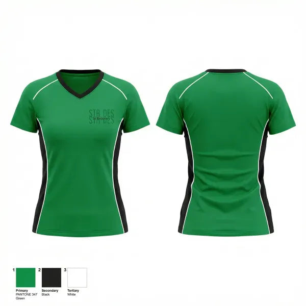Womens Short Sleeve Vneck Shirt, Road Runners Club Of America, Spirit Store, Teamtime, Team time, sublimation, custom sports apparel, team uniforms, spirit wear, spiritwear, sports uniforms, custom shirts, team store, custom team store, fundraiser sports, apparel fundraiser