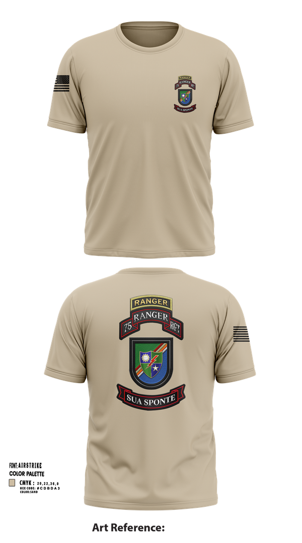 Short Sleeve Performance Shirt, 3rd/75th Ranger Regiment, , Teamtime, Team time, sublimation, custom sports apparel, team uniforms, spirit wear, spiritwear, sports uniforms, custom shirts, team store, custom team store, fundraiser sports, apparel fundraiser