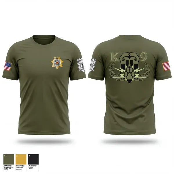 Short Sleeve Performance Shirt, Anne Arundel County Sheriff’s K9 Unit, Police, Teamtime, Team time, sublimation, custom sports apparel, team uniforms, spirit wear, spiritwear, sports uniforms, custom shirts, team store, custom team store, fundraiser sports, apparel fundraiser