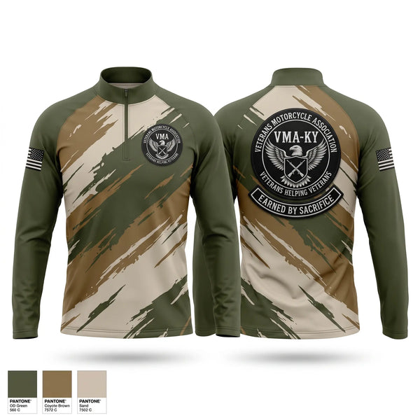 Quarter Zip Jacket, Veterans Motorcycle Association, , Teamtime, Team time, sublimation, custom sports apparel, team uniforms, spirit wear, spiritwear, sports uniforms, custom shirts, team store, custom team store, fundraiser sports, apparel fundraiser
