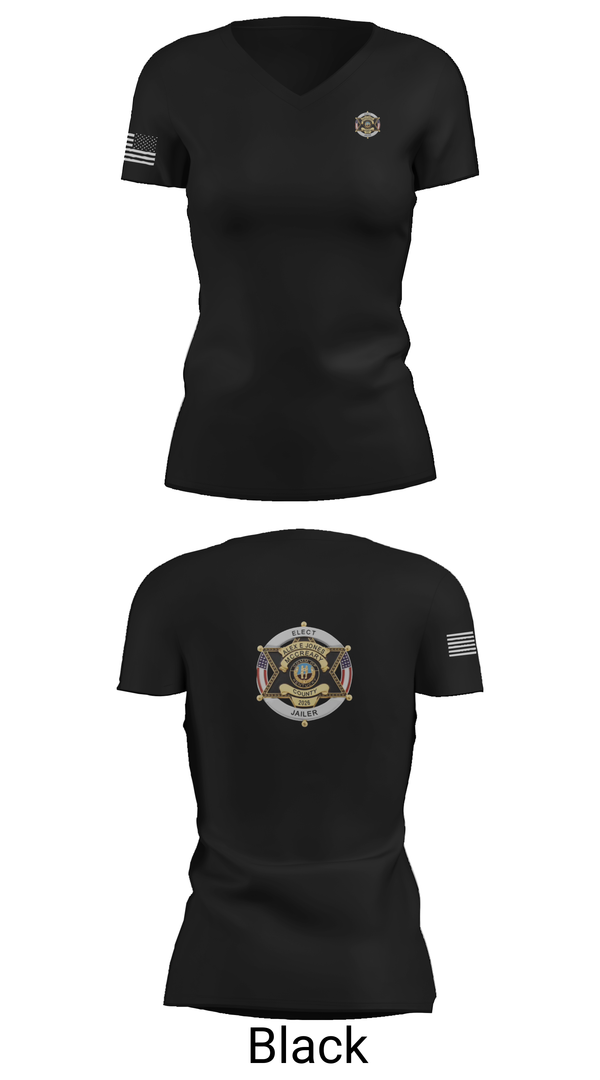 Womens Short Sleeve Vneck Shirt, Alex E. Jones for Jailer 2026, , Teamtime, Team time, sublimation, custom sports apparel, team uniforms, spirit wear, spiritwear, sports uniforms, custom shirts, team store, custom team store, fundraiser sports, apparel fundraiser