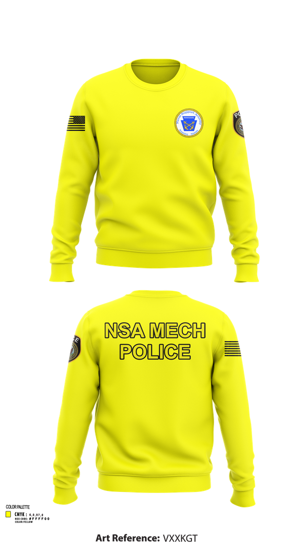 Crew Neck Sweatshirt, NSA Mechanicsburg, , Teamtime, Team time, sublimation, custom sports apparel, team uniforms, spirit wear, spiritwear, sports uniforms, custom shirts, team store, custom team store, fundraiser sports, apparel fundraiser