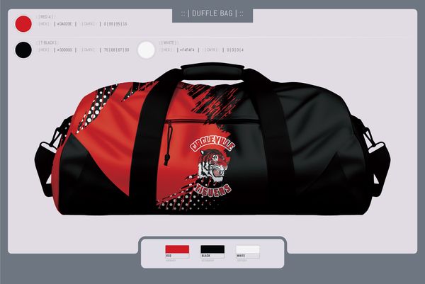 Duffle Bag, Circleville Tigers, Spirit Store, Teamtime, Team time, sublimation, custom sports apparel, team uniforms, spirit wear, spiritwear, sports uniforms, custom shirts, team store, custom team store, fundraiser sports, apparel fundraiser