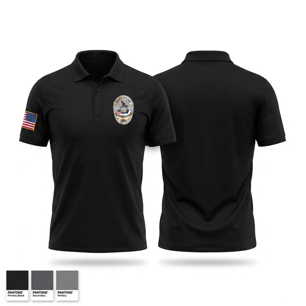 Short Sleeve Performance Polo, Eldridge Police Department, Police, Teamtime, Team time, sublimation, custom sports apparel, team uniforms, spirit wear, spiritwear, sports uniforms, custom shirts, team store, custom team store, fundraiser sports, apparel fundraiser