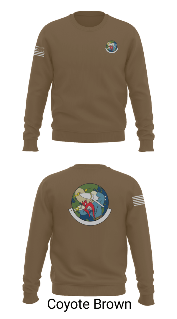 Crew Neck Sweatshirt, 20th Intelligence Squadron, Air Force, Teamtime, Team time, sublimation, custom sports apparel, team uniforms, spirit wear, spiritwear, sports uniforms, custom shirts, team store, custom team store, fundraiser sports, apparel fundraiser