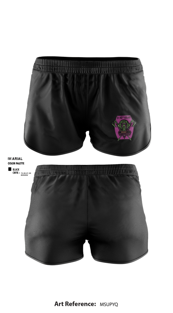 Ranger Panties, HHC 3-10 GSAB, Army, Teamtime, Team time, sublimation, custom sports apparel, team uniforms, spirit wear, spiritwear, sports uniforms, custom shirts, team store, custom team store, fundraiser sports, apparel fundraiser