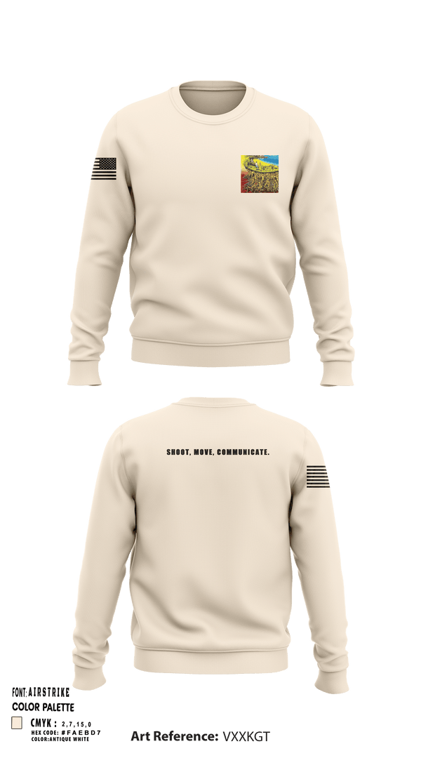 Crew Neck Sweatshirt, 218th Maneuver brigade, National Guard, Teamtime, Team time, sublimation, custom sports apparel, team uniforms, spirit wear, spiritwear, sports uniforms, custom shirts, team store, custom team store, fundraiser sports, apparel fundraiser