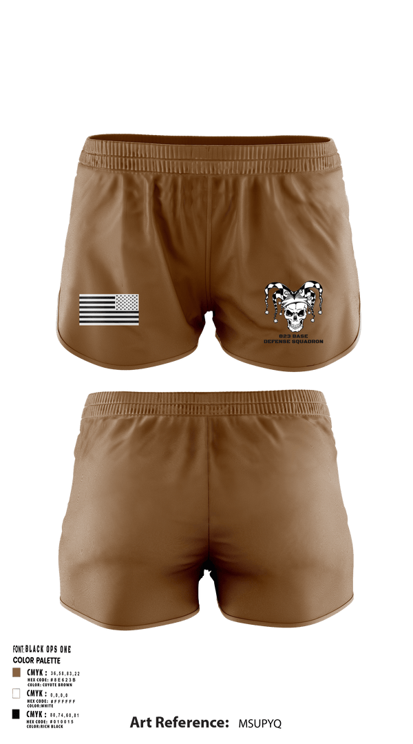 Ranger Panties, 23 FSS823 Base Defense Squadron, , Teamtime, Team time, sublimation, custom sports apparel, team uniforms, spirit wear, spiritwear, sports uniforms, custom shirts, team store, custom team store, fundraiser sports, apparel fundraiser