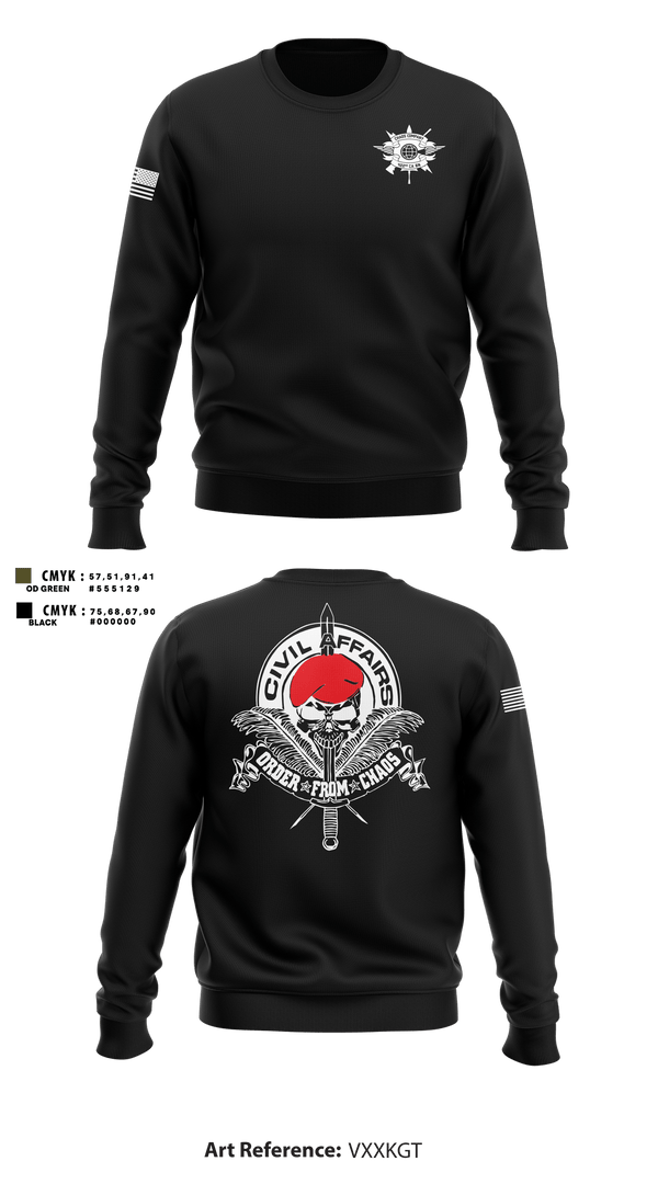 Crew Neck Sweatshirt, Joint Medical Unit, Army, Teamtime, Team time, sublimation, custom sports apparel, team uniforms, spirit wear, spiritwear, sports uniforms, custom shirts, team store, custom team store, fundraiser sports, apparel fundraiser