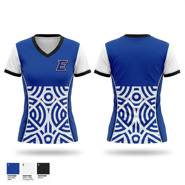 Womens Short Sleeve Vneck Shirt, Huskies, Track & Field, Teamtime, Team time, sublimation, custom sports apparel, team uniforms, spirit wear, spiritwear, sports uniforms, custom shirts, team store, custom team store, fundraiser sports, apparel fundraiser