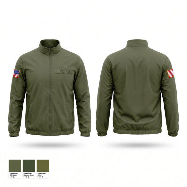 Windbreaker, B Co 122ND ASB, Army, Teamtime, Team time, sublimation, custom sports apparel, team uniforms, spirit wear, spiritwear, sports uniforms, custom shirts, team store, custom team store, fundraiser sports, apparel fundraiser