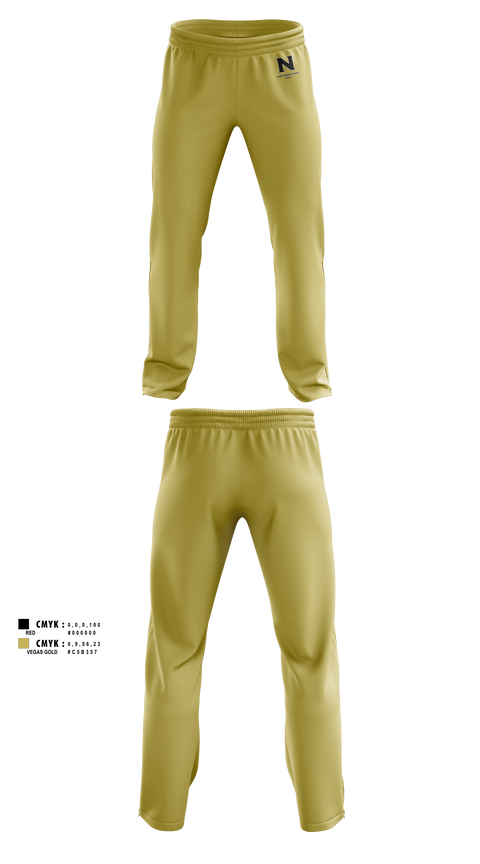 Sweatpants, Northeastern Junior College Golf Team, Golf, Teamtime, Team time, sublimation, custom sports apparel, team uniforms, spirit wear, spiritwear, sports uniforms, custom shirts, team store, custom team store, fundraiser sports, apparel fundraiser
