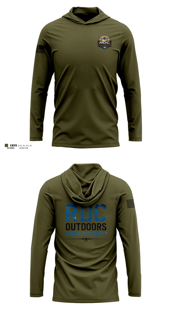 Long Sleeve hooded sunshirt, RDC Outdoors, Police, Teamtime, Team time, sublimation, custom sports apparel, team uniforms, spirit wear, spiritwear, sports uniforms, custom shirts, team store, custom team store, fundraiser sports, apparel fundraiser