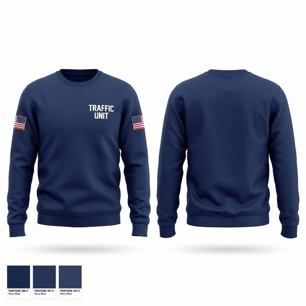 Crew Neck Sweatshirt, Traffic Unit, Police, Teamtime, Team time, sublimation, custom sports apparel, team uniforms, spirit wear, spiritwear, sports uniforms, custom shirts, team store, custom team store, fundraiser sports, apparel fundraiser